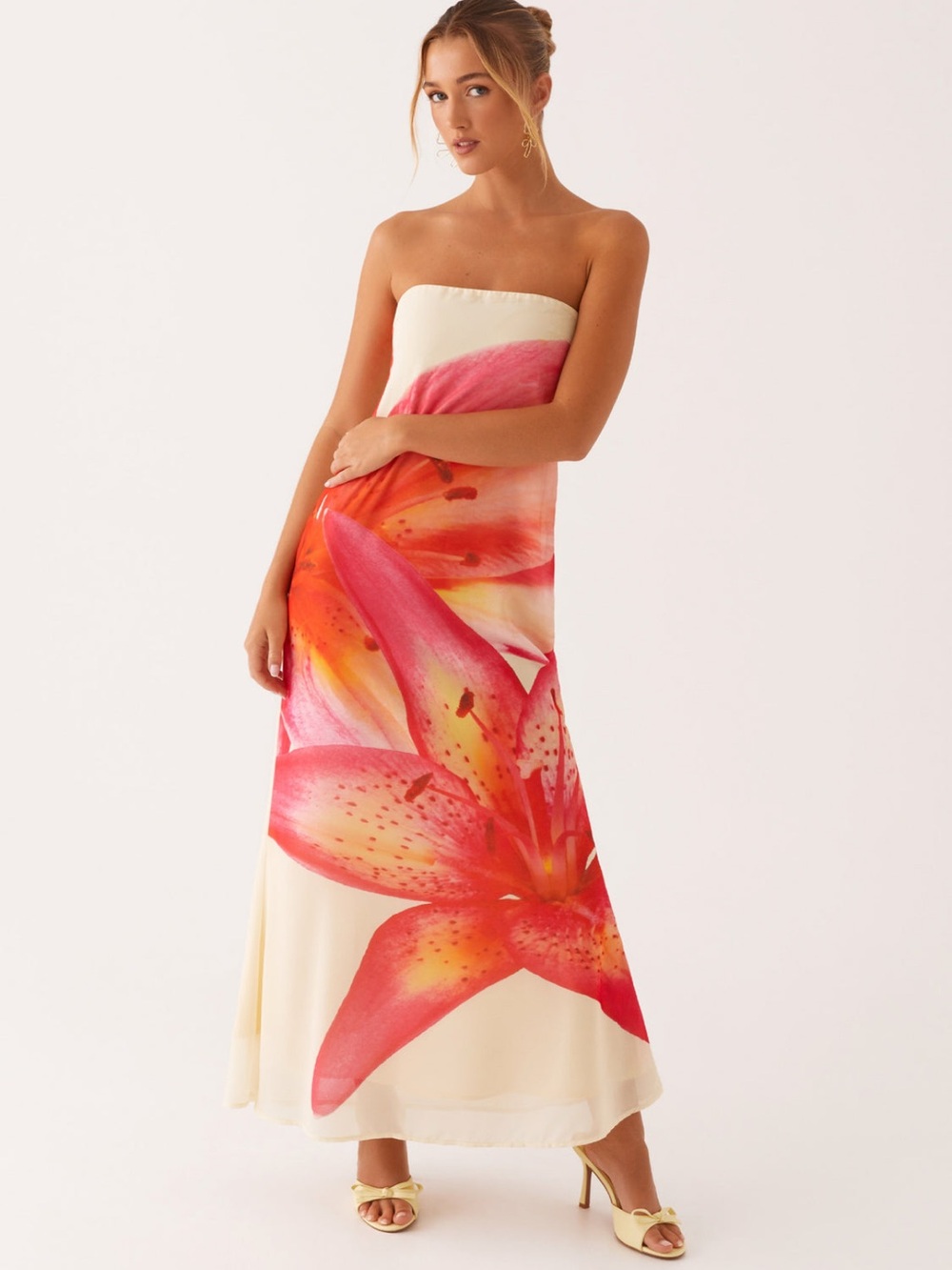 Darcy Maxi Dress - Yellow Floral